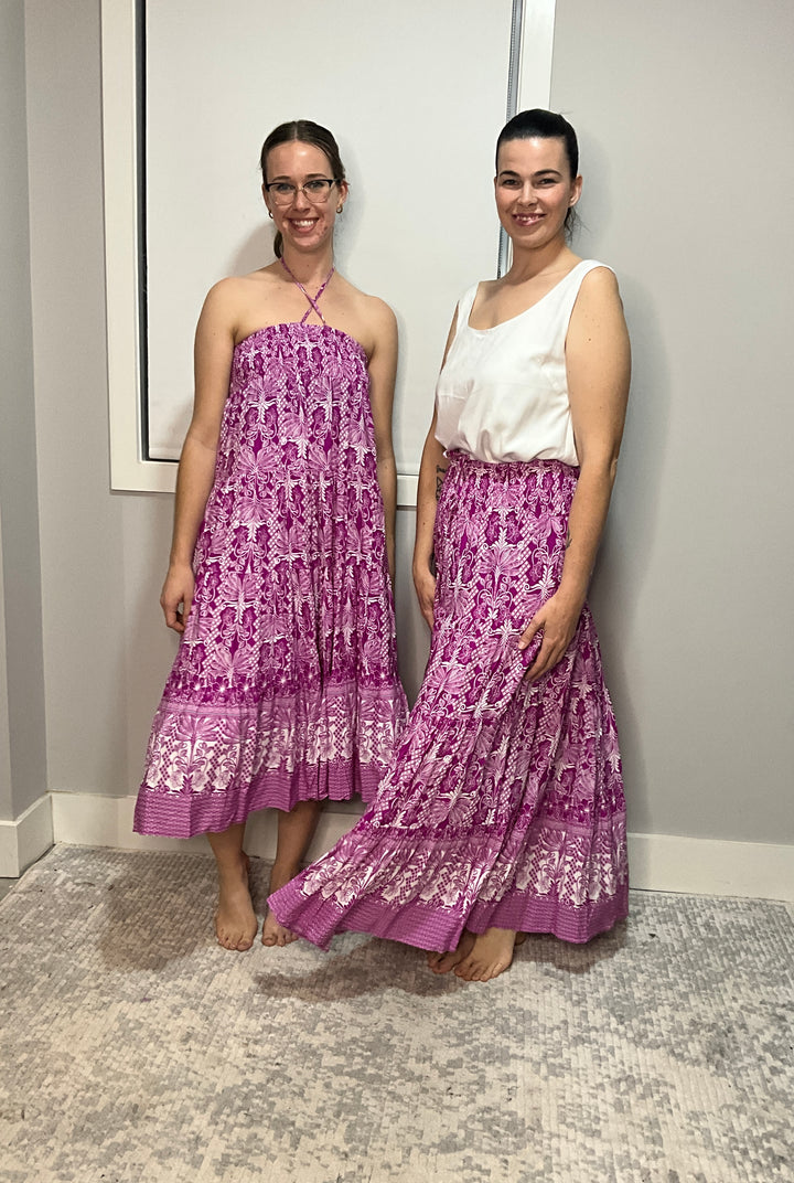 Mara Skirt Fuchsia