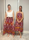 Mara Skirt Red / Blue