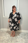 Nyah Dress Black Palm