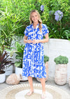 Tanzen Dress Blue Tropical