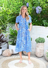 Tanzen Dress Blue Print