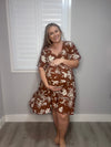Megan Dress Brown