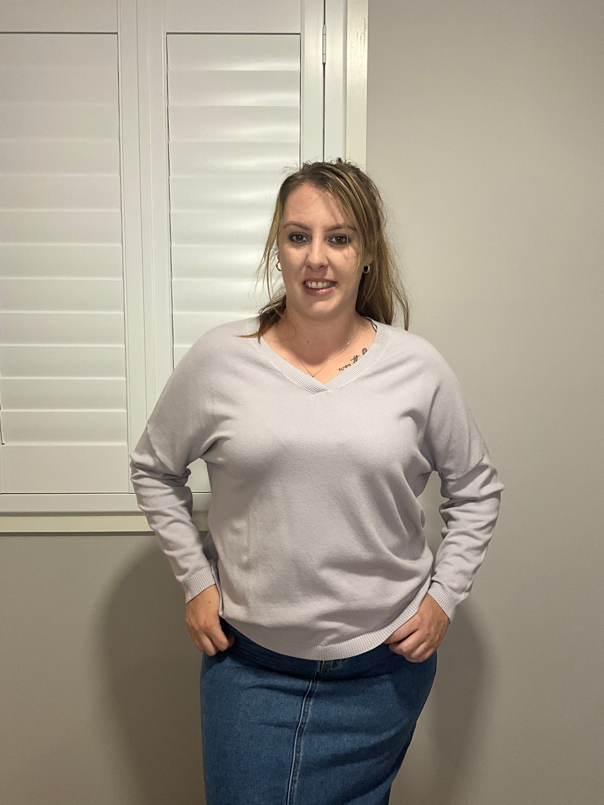 Taneisha Jumper Lilac