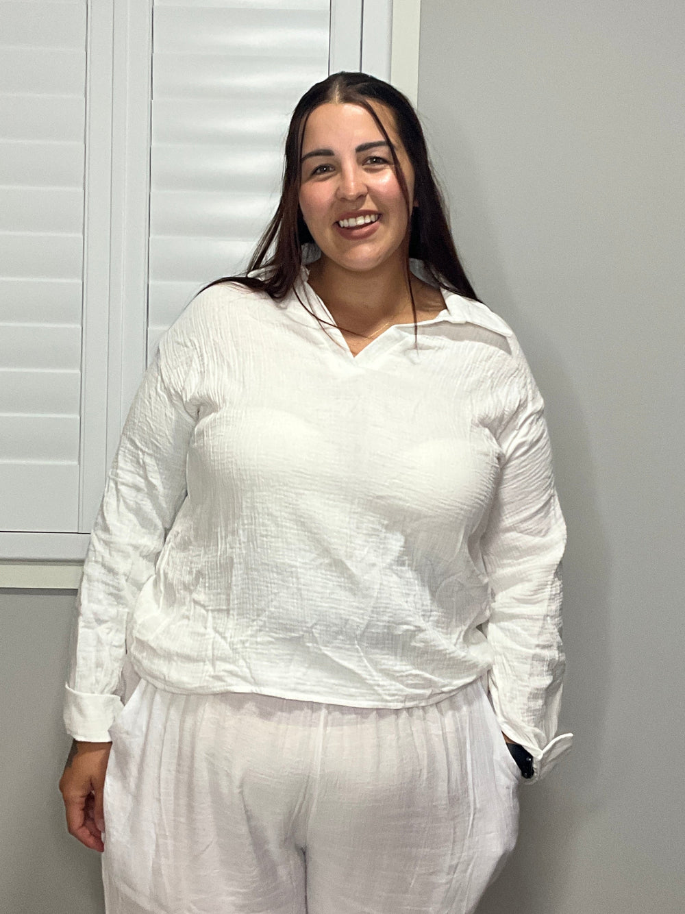 Terrina Top White