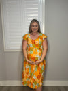 Carrie Dress Orange