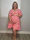 Megan Dress Red Sun