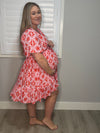 Megan Dress Red Sun