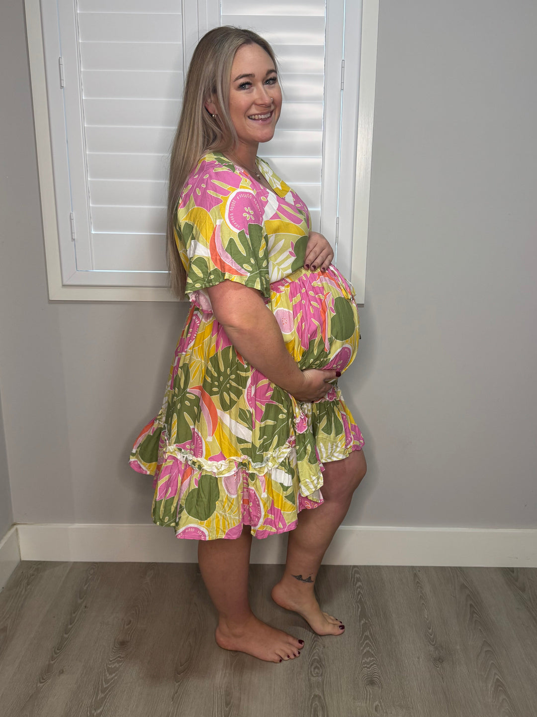 Megan Dress Mustard