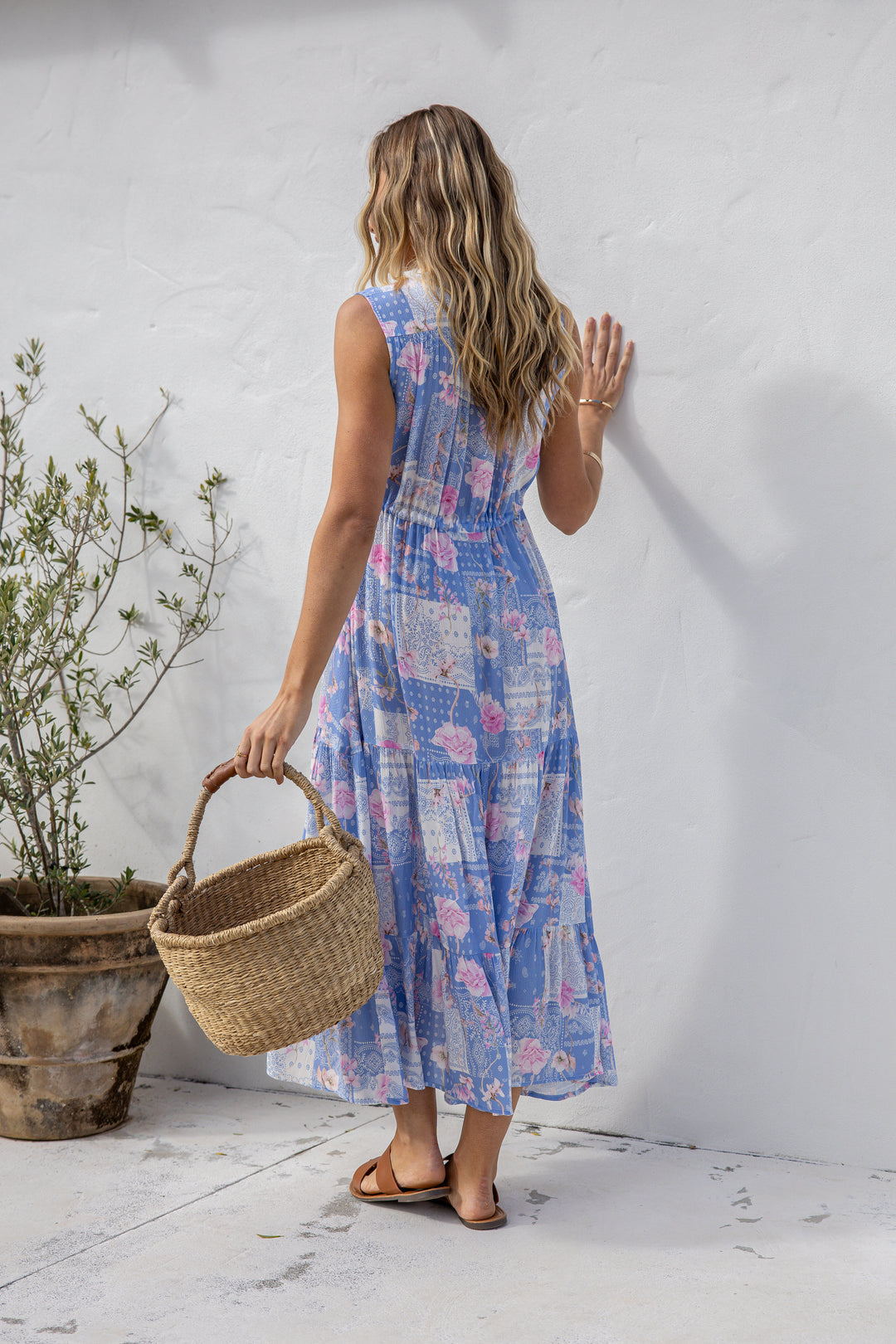 Petals n Paisley Maxi Dress