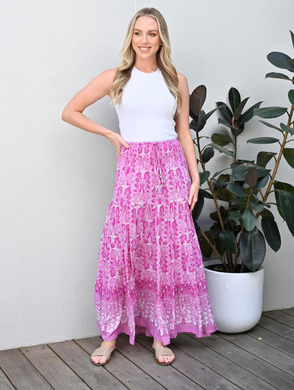 Mara Skirt Fuchsia