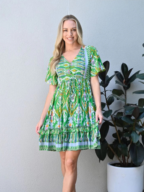 Megan Dress Green