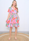 Megan Dress Hot Pink