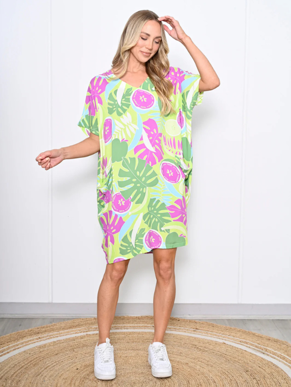 Polly Dress Lime