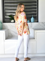 Riley White Floral Top