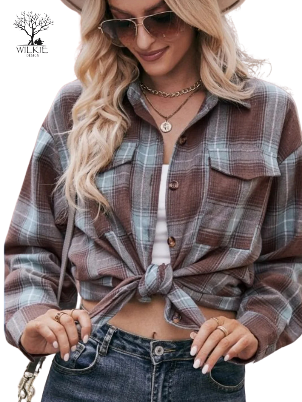 Riu Top Brown / Mint