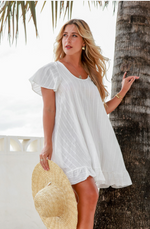 Pia Dress White