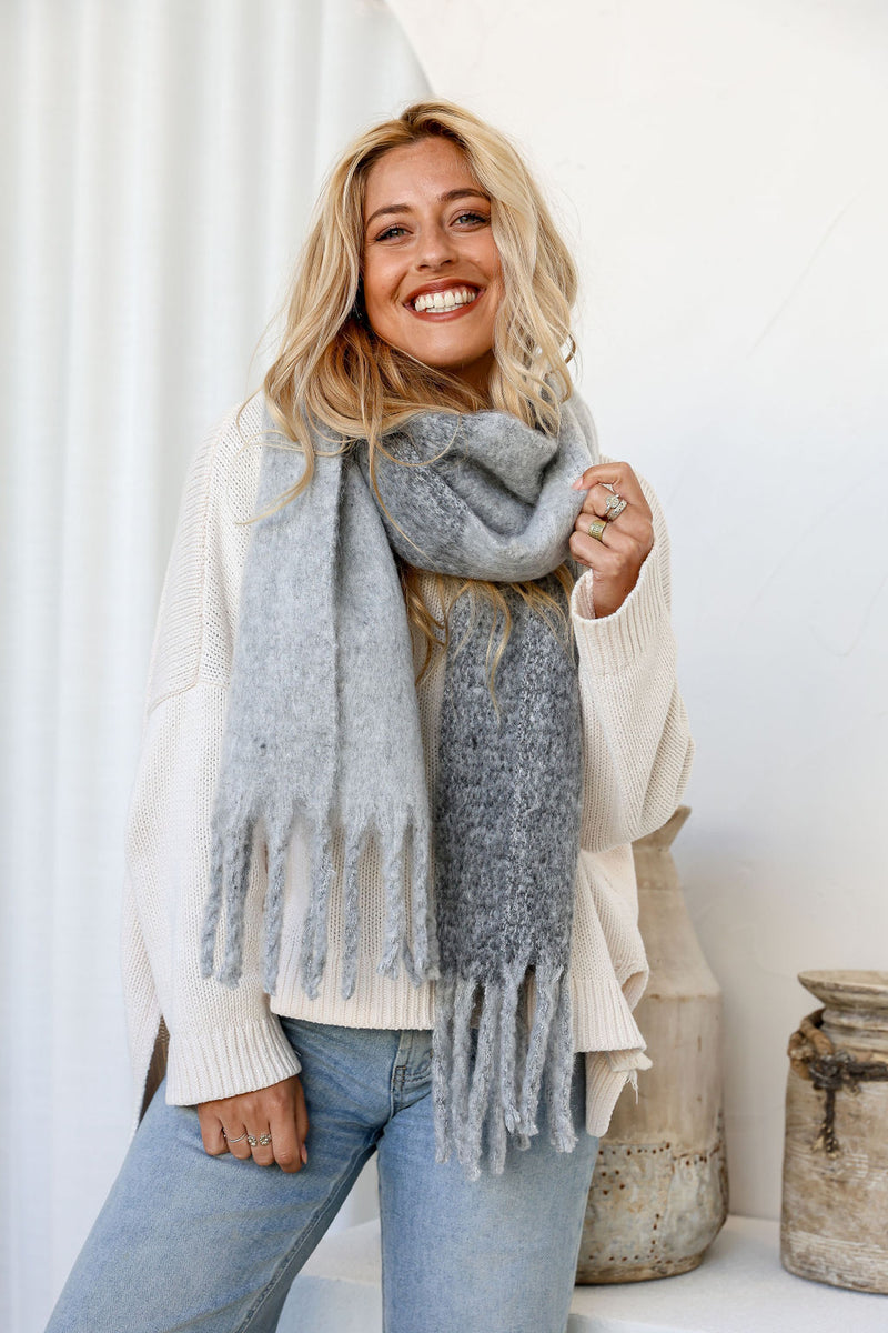 Slate Grey Scarf