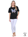 Tee - Butterfly Black