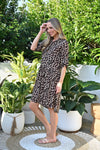 Clarette Dress Leopard