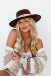 Boho Winter Hat Chocolate