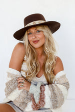 Boho Winter Hat Chocolate