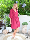 Baylee Dress Wine