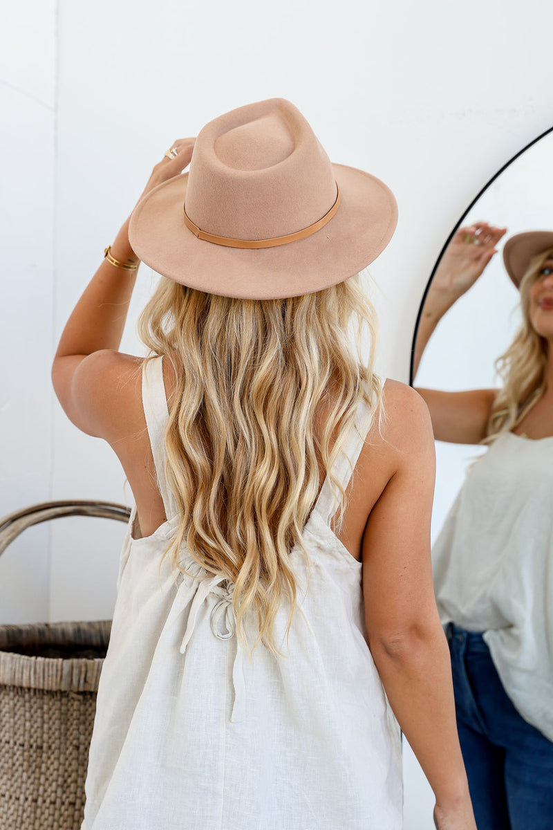 Fedora Winter Hat Camel