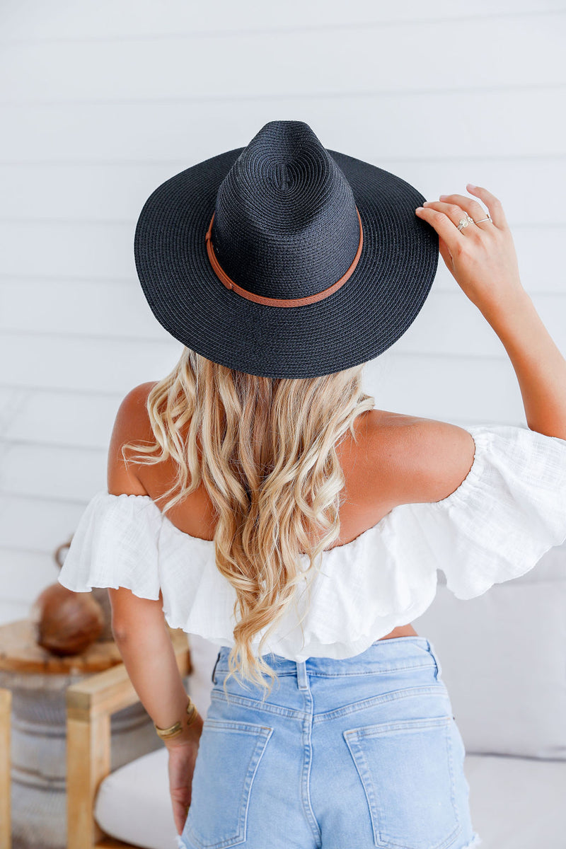Panama Hat Black