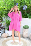 Baylee Dress Hot Pink