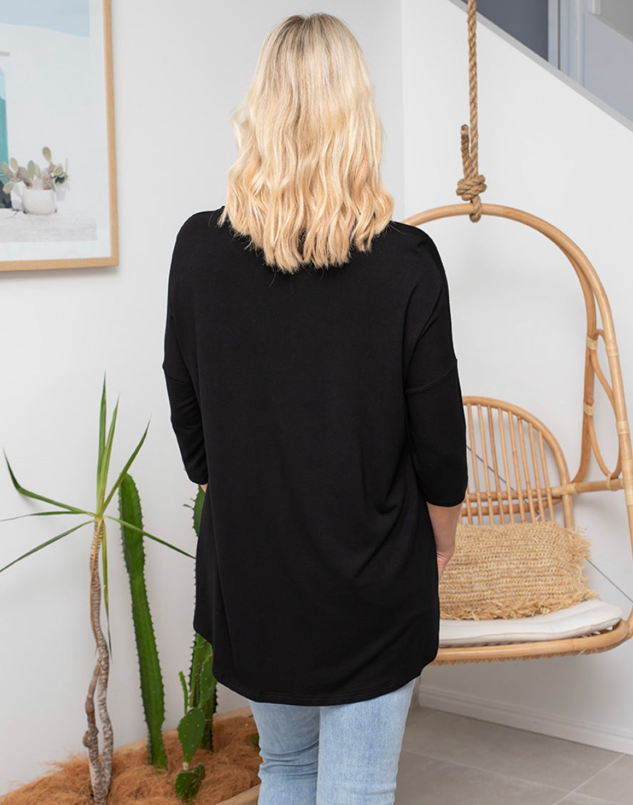 Teighan Top Black