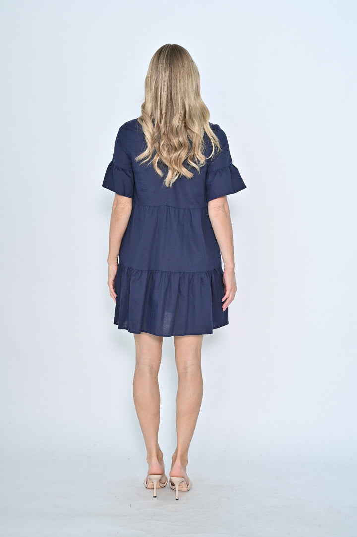 Esther Navy Dress
