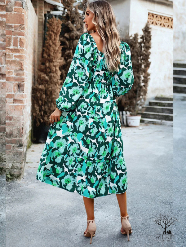 Jade Dress Green