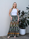 Mara Skirt Black / Orange