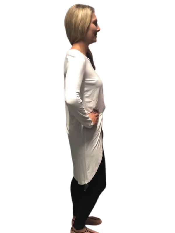 Pippa Long Sleeve White