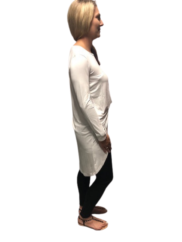 Pippa Long Sleeve White