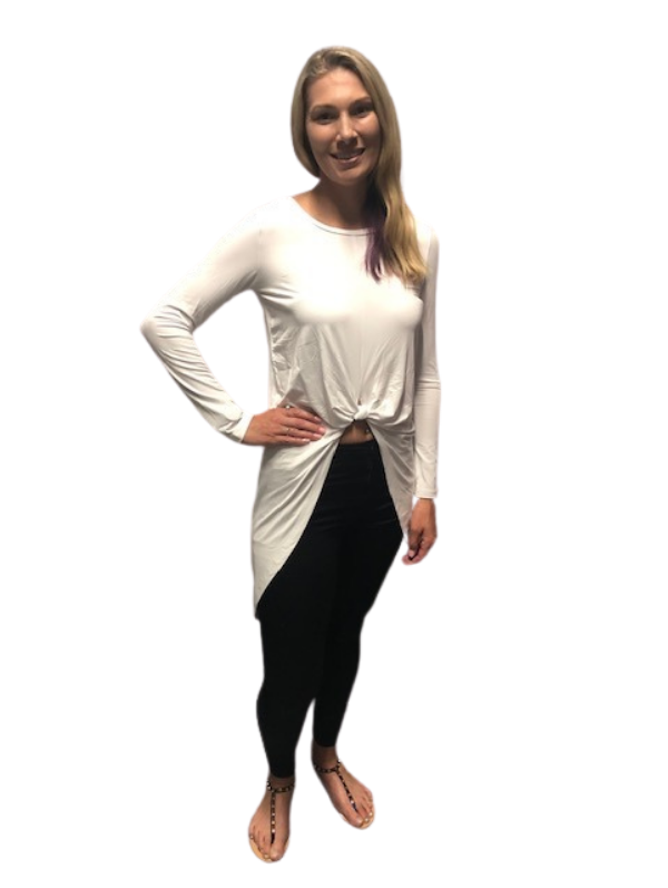Pippa Long Sleeve White